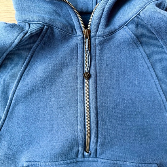 NWOT Lululemon Scuba Oversized Half-Zip Hoodie (blue size XS/S) - Picture 3 of 7